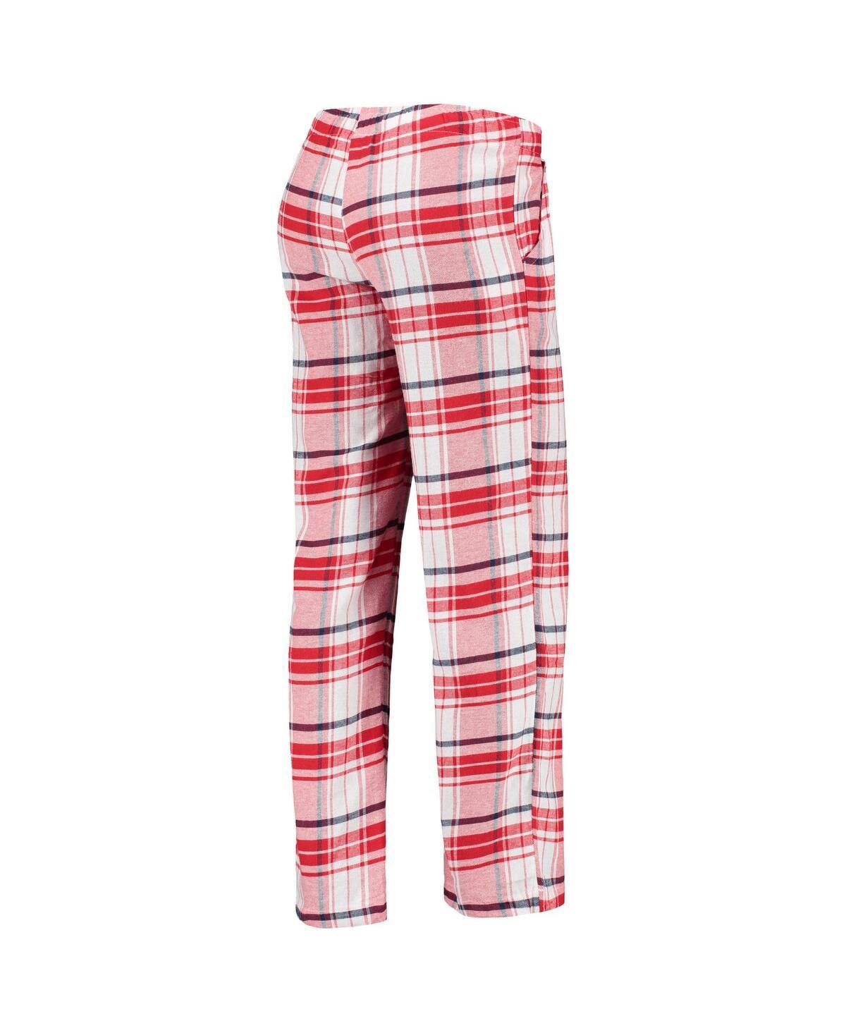 Women's Red and Navy Washington Nationals Accolade Flannel Pants