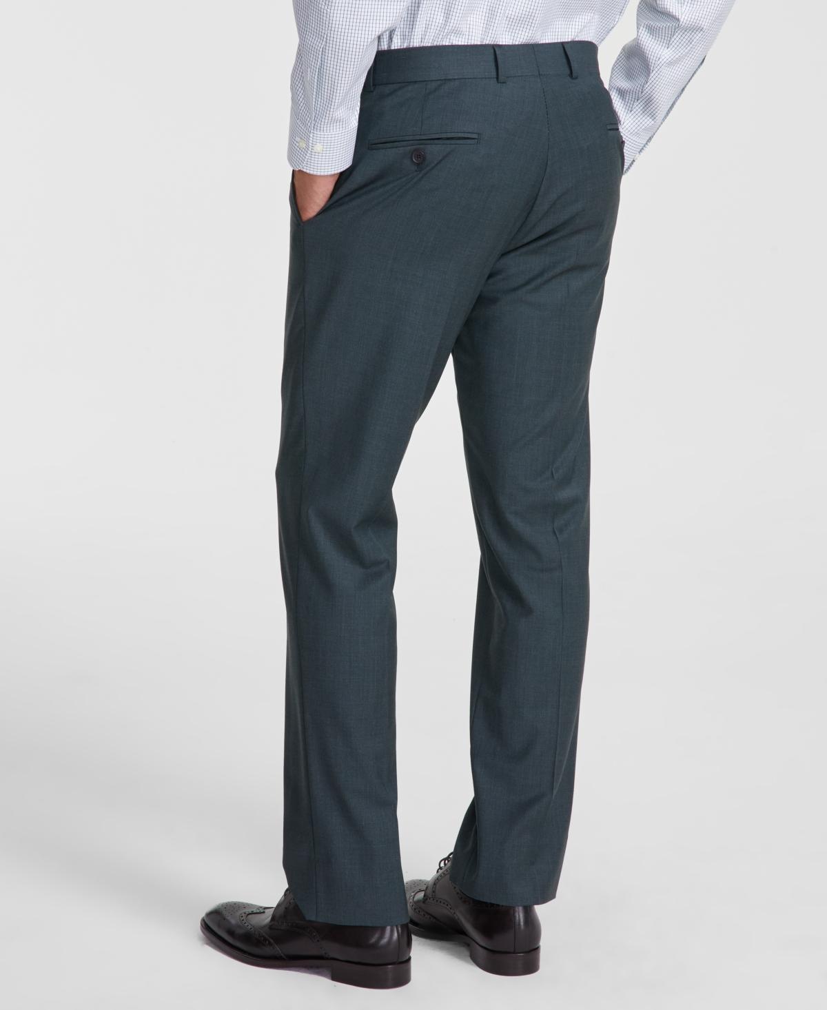 Men's Classic-Fit Wool Blend Suit Pants