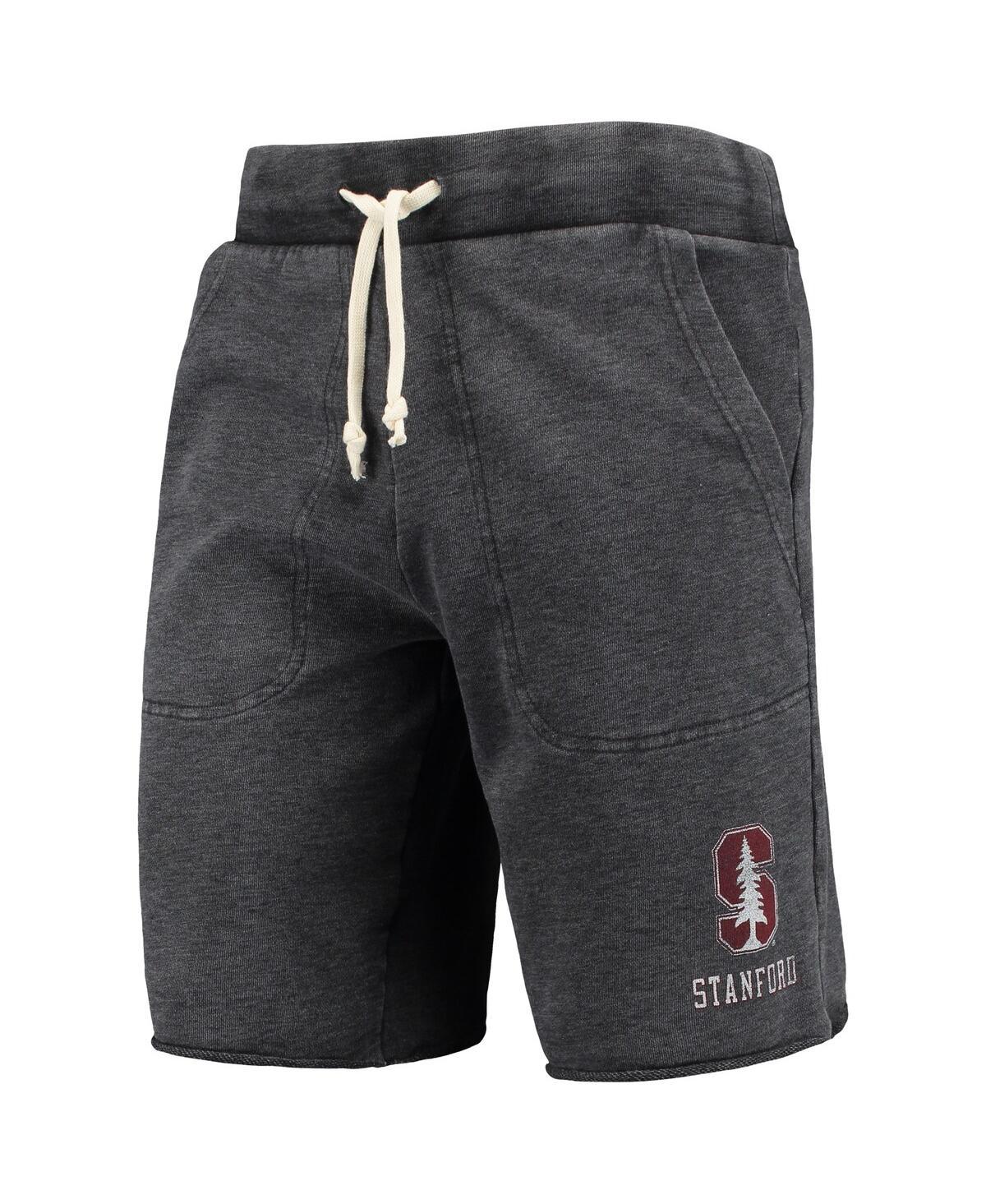 Men's Heathered Black Stanford Cardinal Victory Lounge Shorts