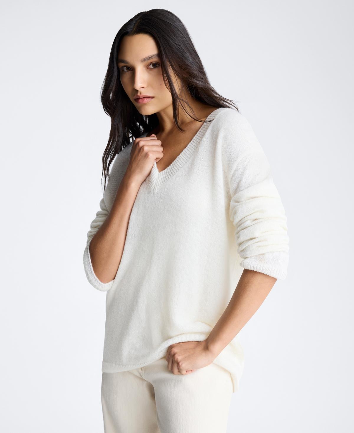 Women's Oversized V-Neck Sweater