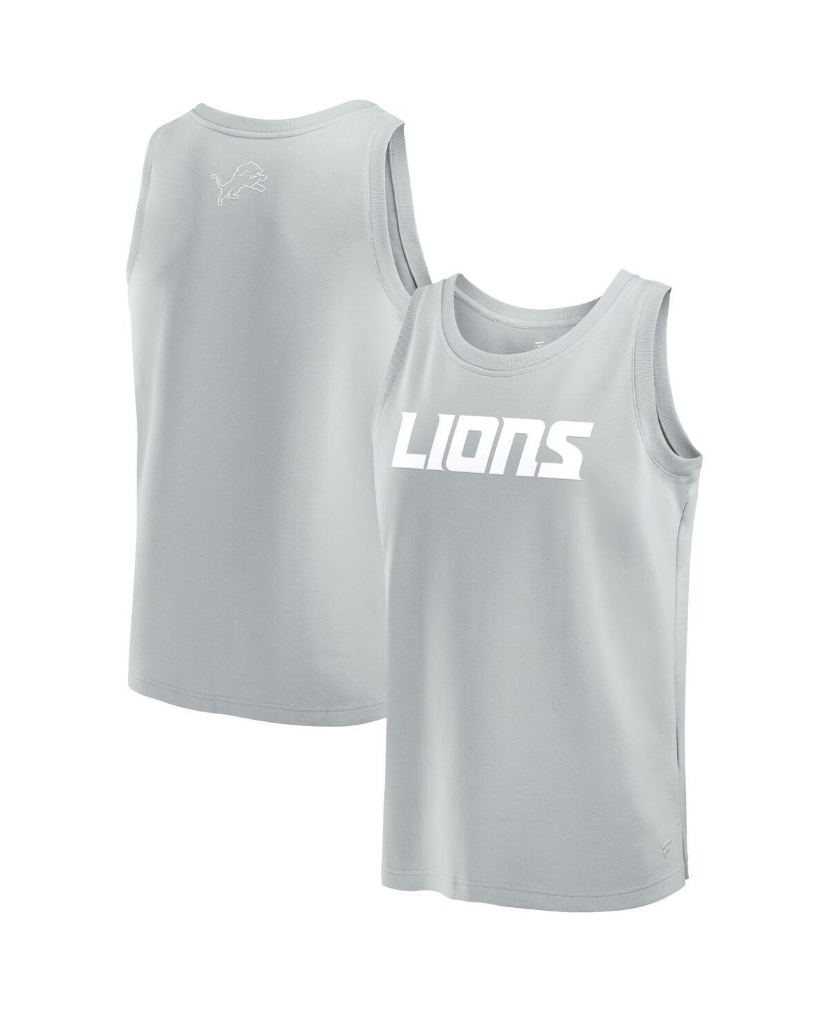 Men's Gray Detroit Lions Elements Tank Top