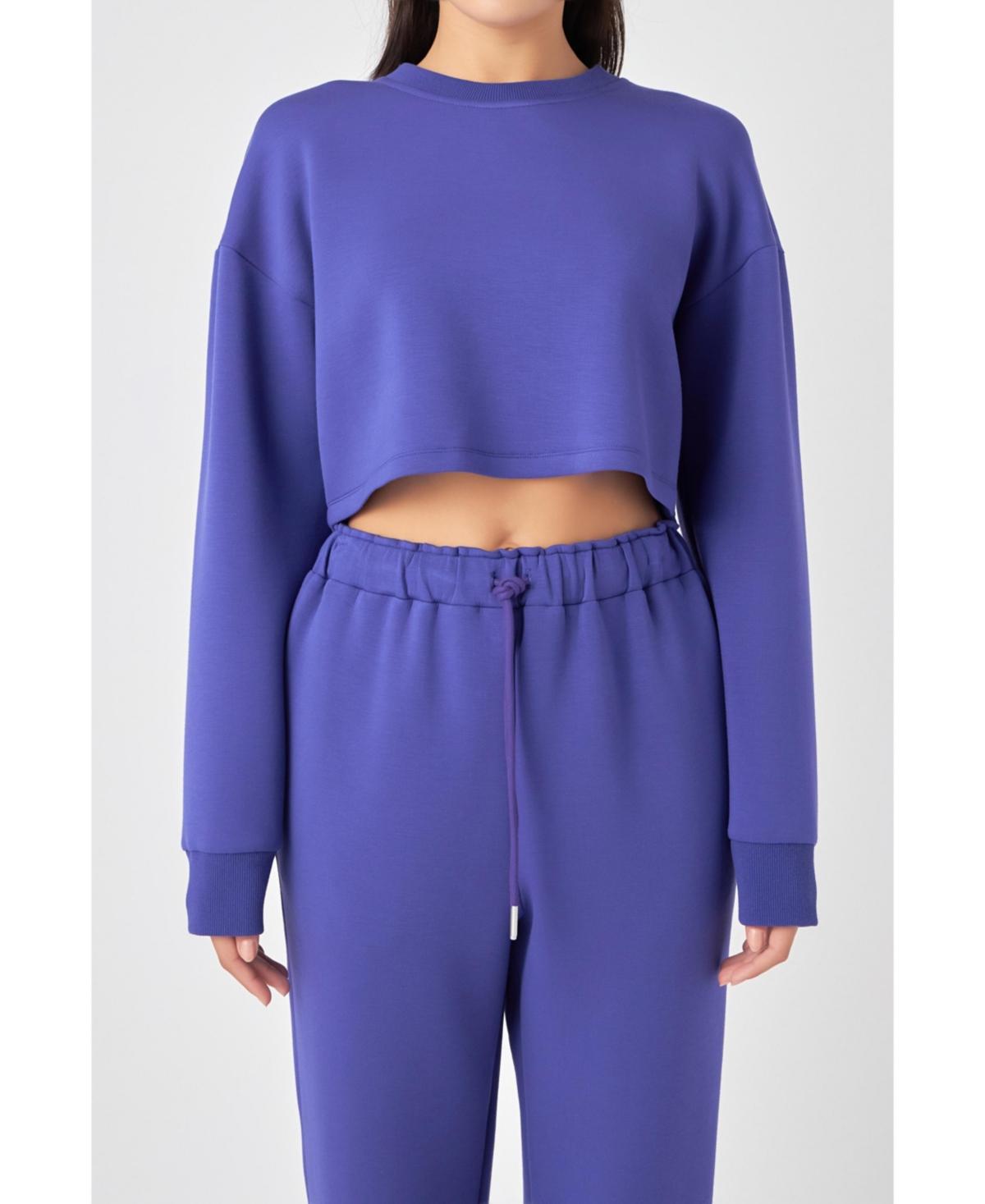 Women's Loungewear Cropped Sweatshirt