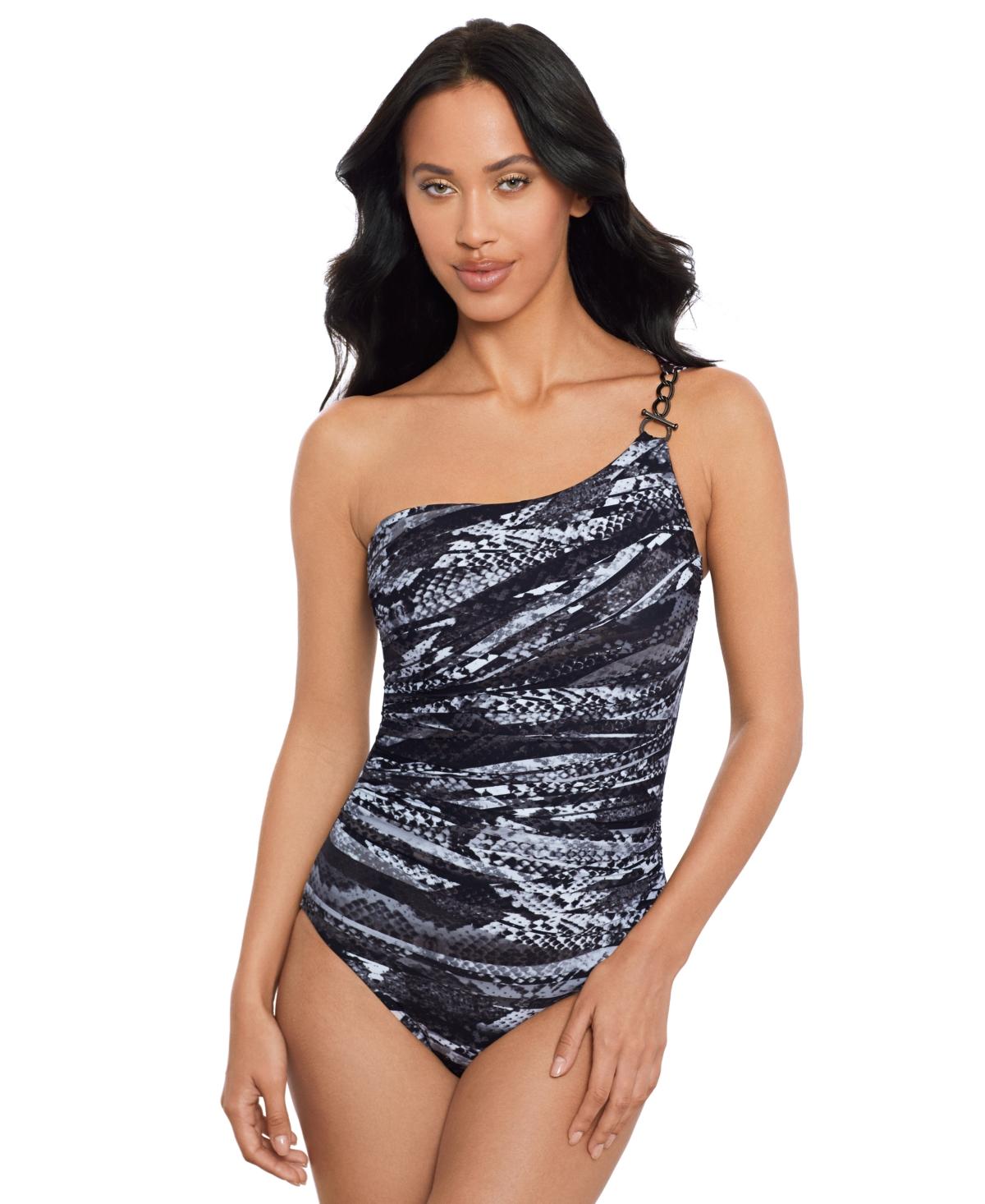 Women's Za'atar Asymmetrical One-Piece Swimsuit