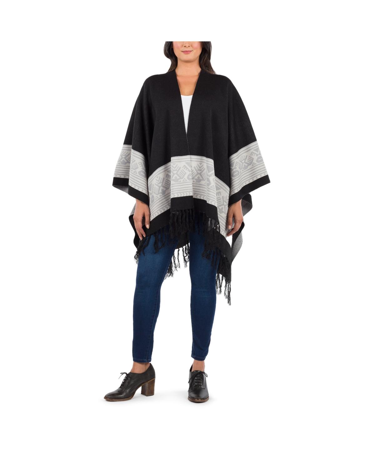 Women's Boho Cape Sweater