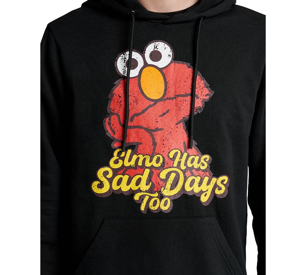 X Sesame Street Men's Slim Fit Elmo Hoodie