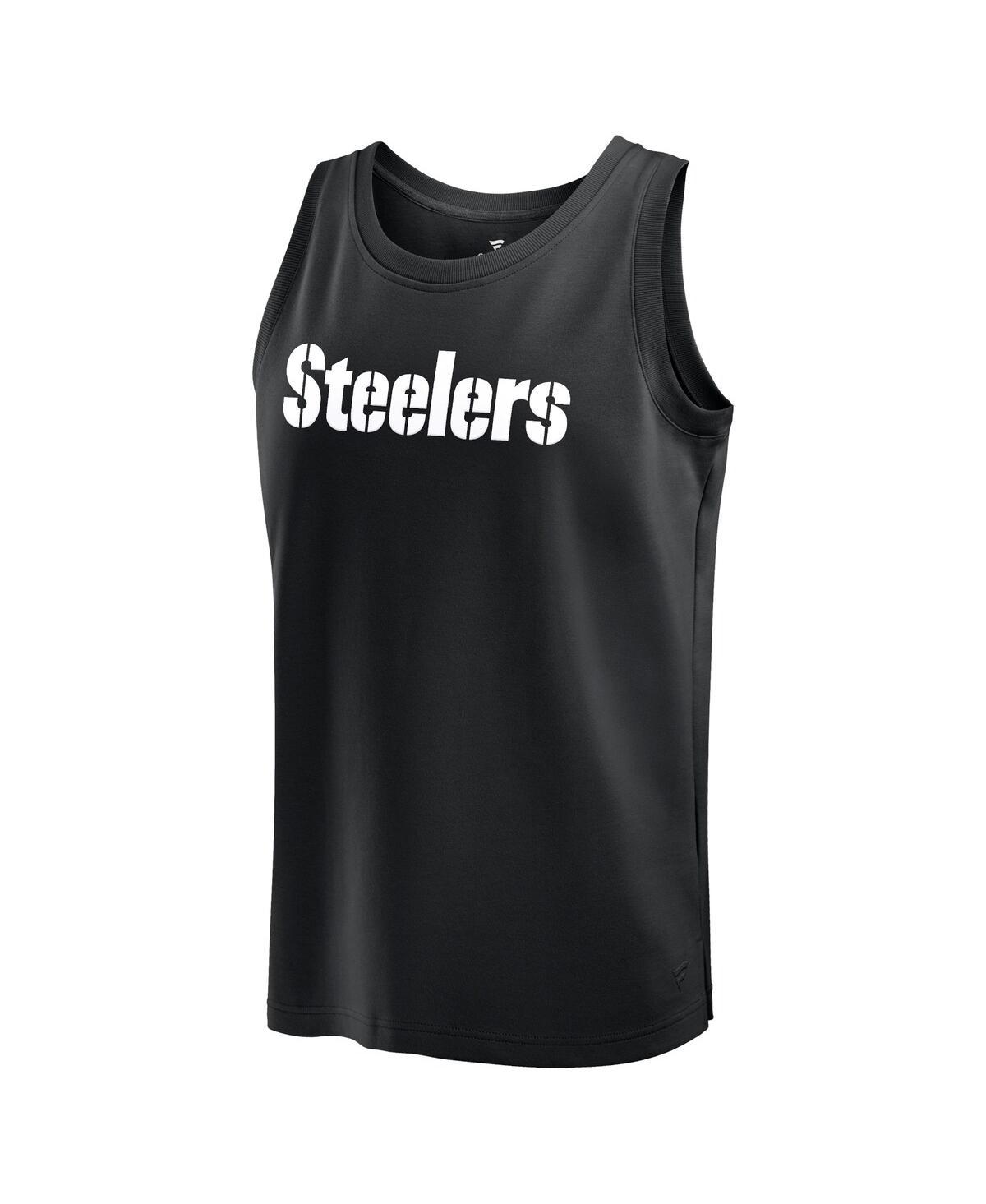 Men's Black Pittsburgh Steelers Elements Tank Top