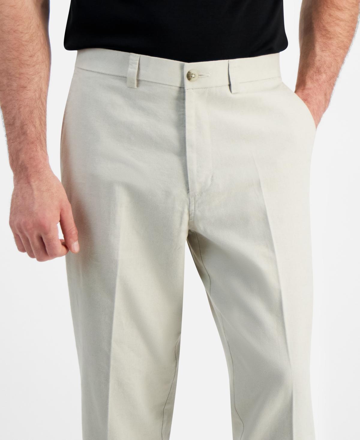 Men's Slim-Fit Linen Pants