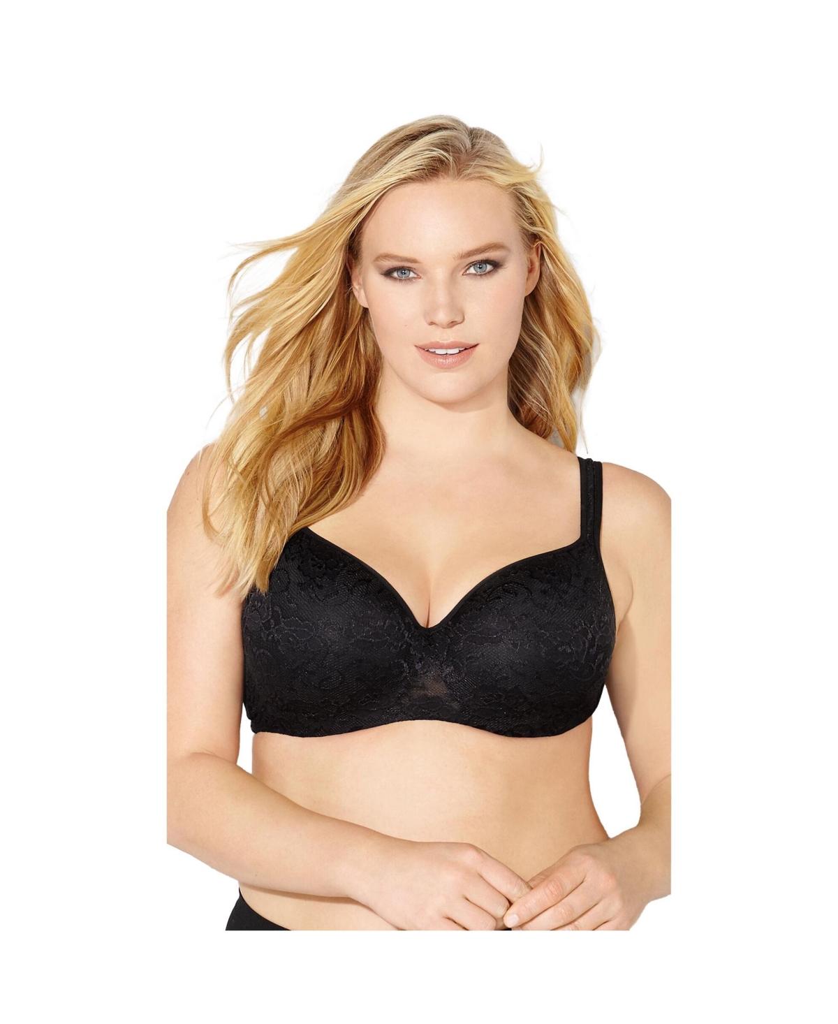 Plus Size Lace Balconette Underwire Bra