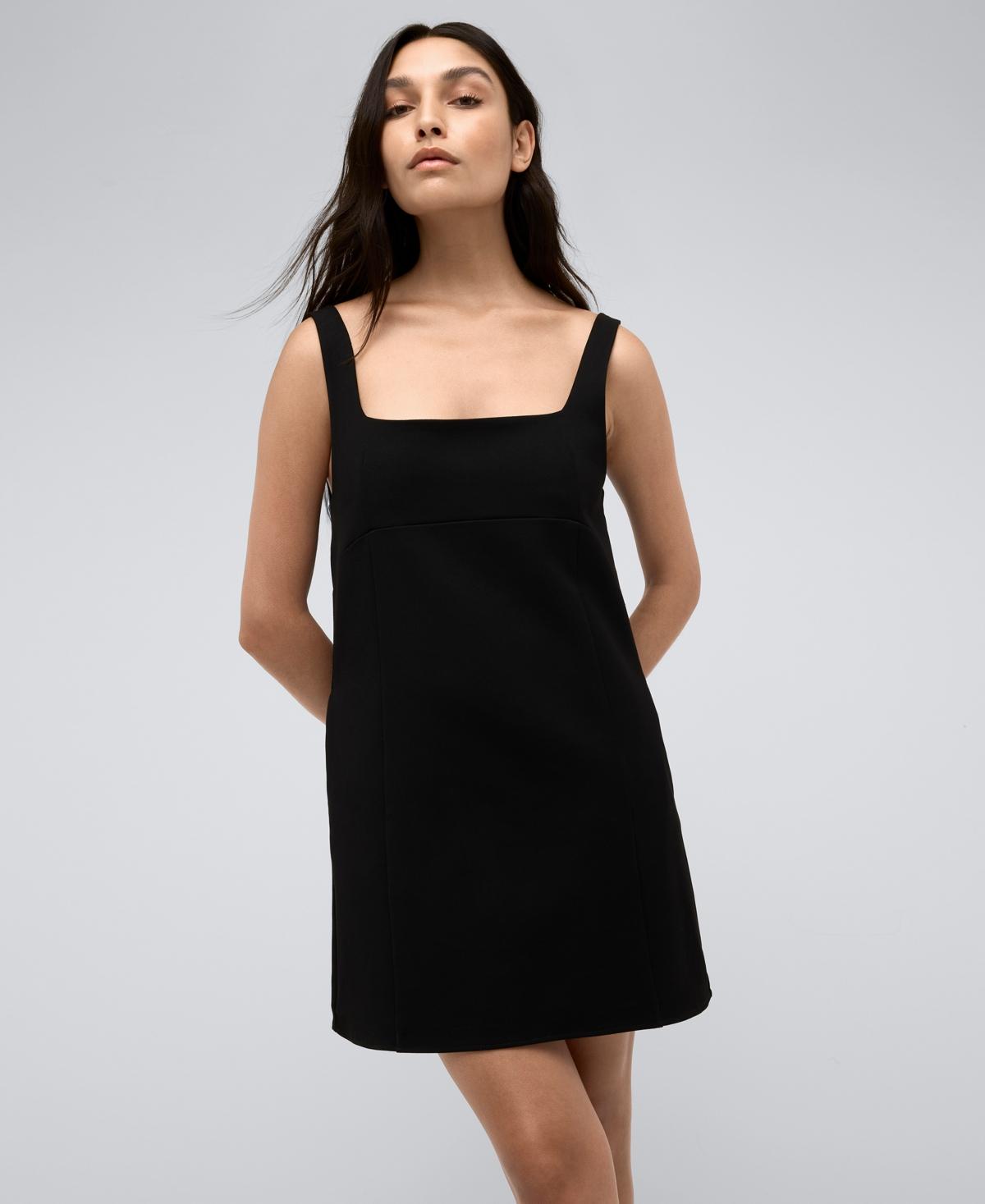 Women's Open-Back Strap-back Shift Dress