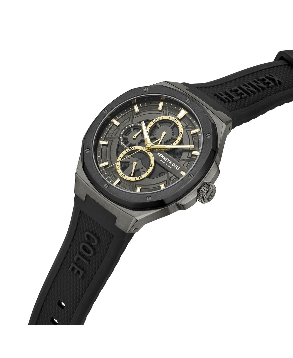 Men's Dress Sport Black Stainless Steel 43.5mm