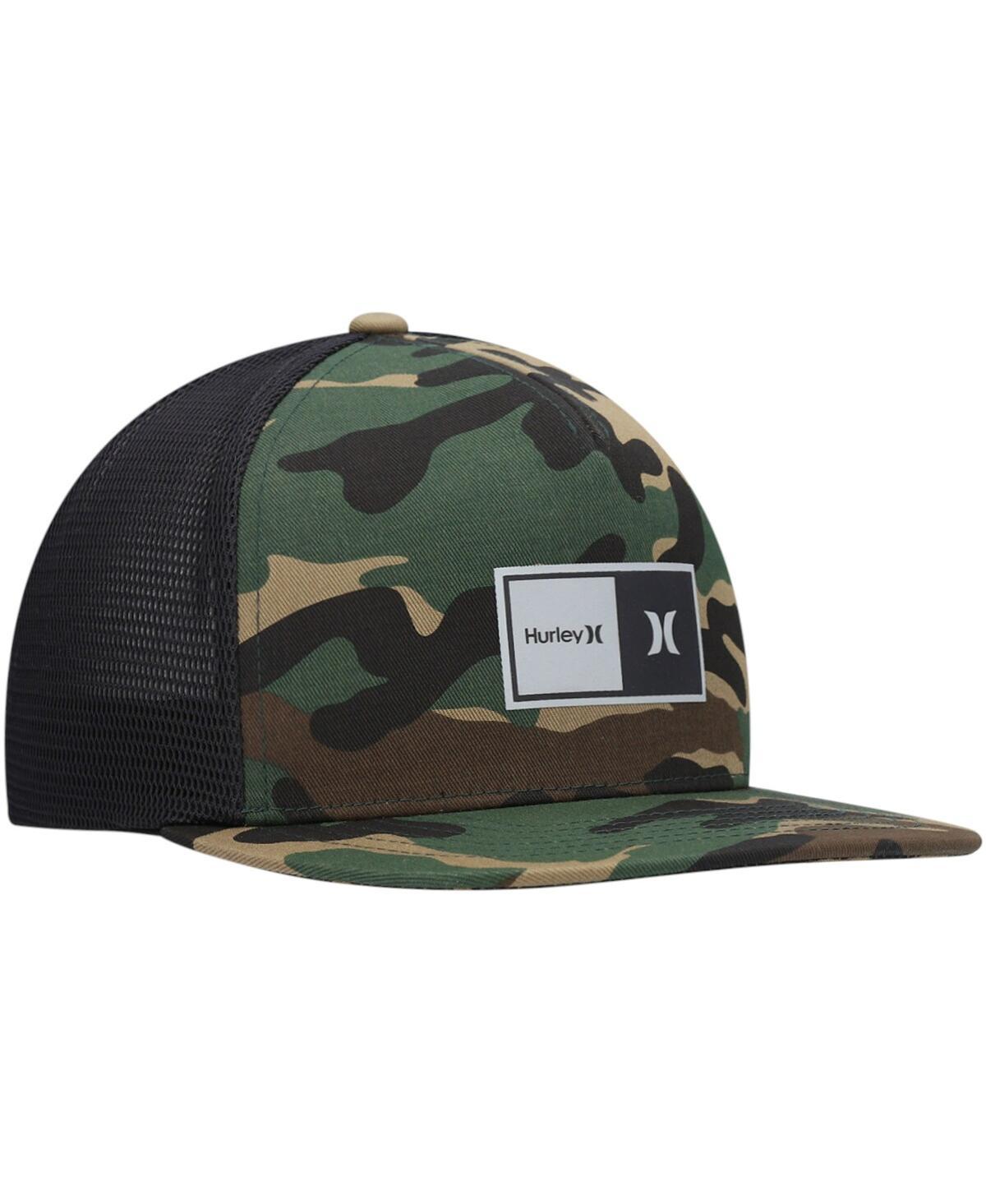 Men's Camo, Black 2.0 Trucker Snapback Hat