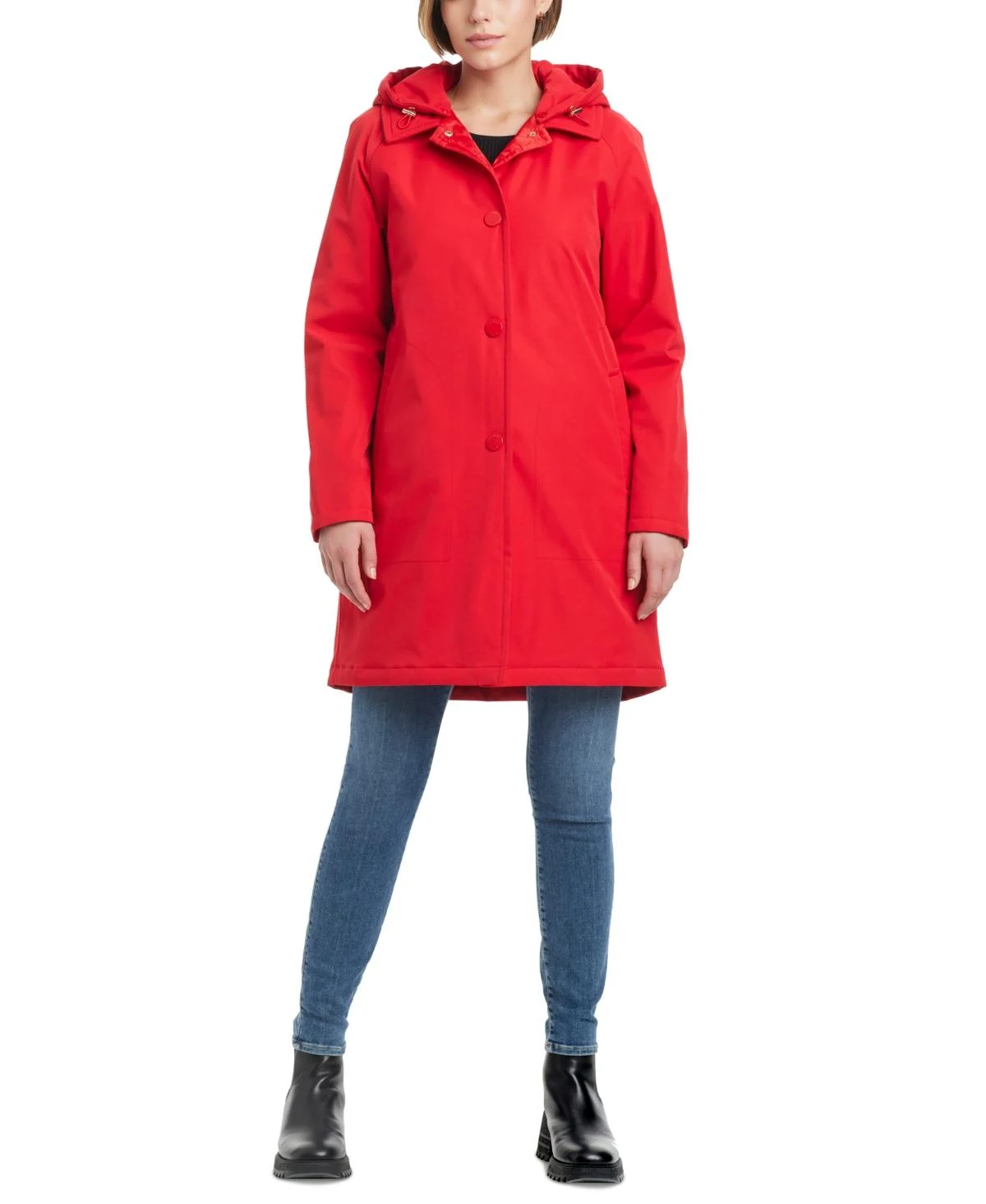 Women's Hooded A-Line Raincoat