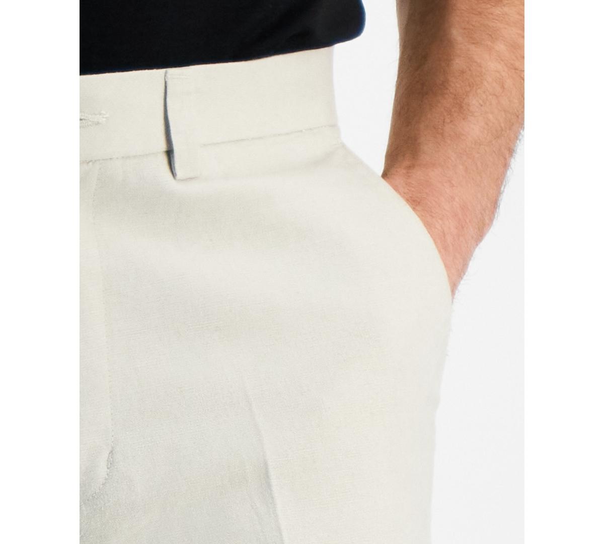 Men's Slim-Fit Linen Pants