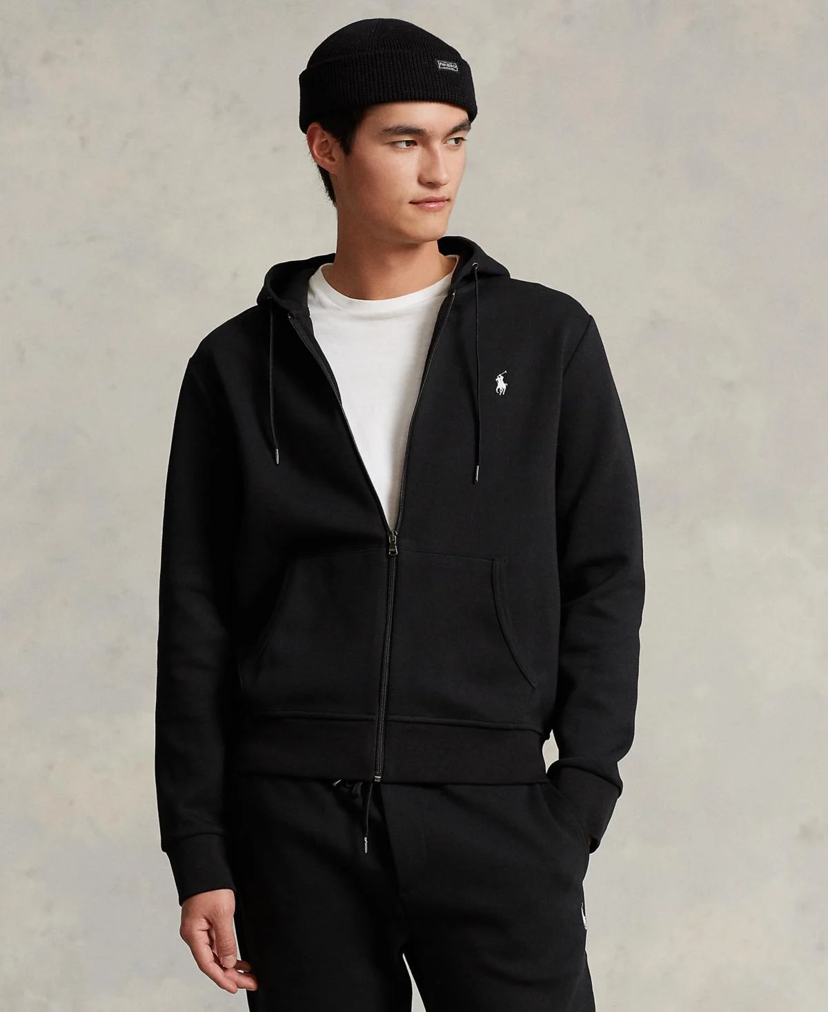 Men's Double-Knit Full-Zip Hoodie