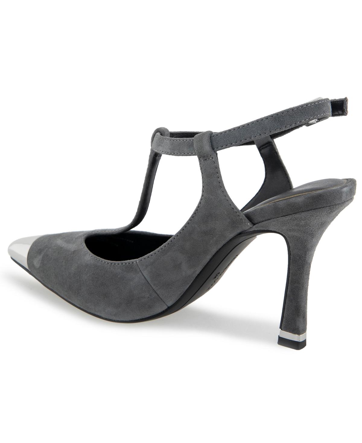 Women's Romi Cap Toe T-Strap Pumps