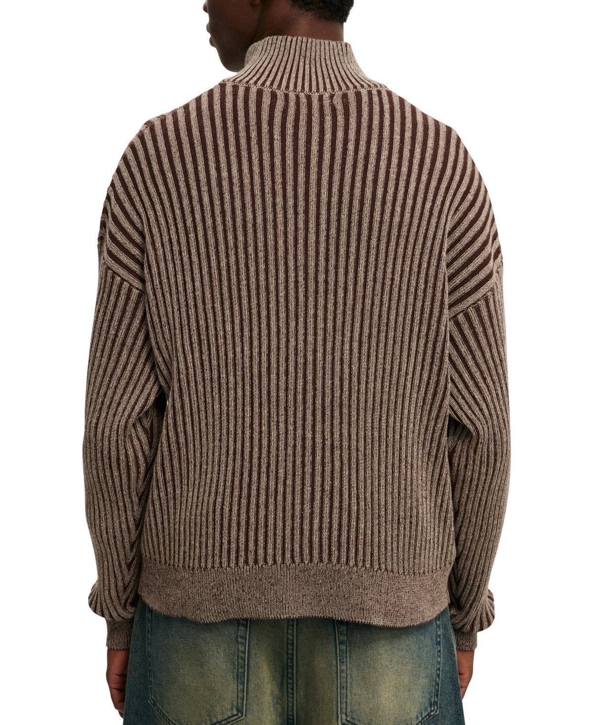 Men's Zip Through Knit Sweater