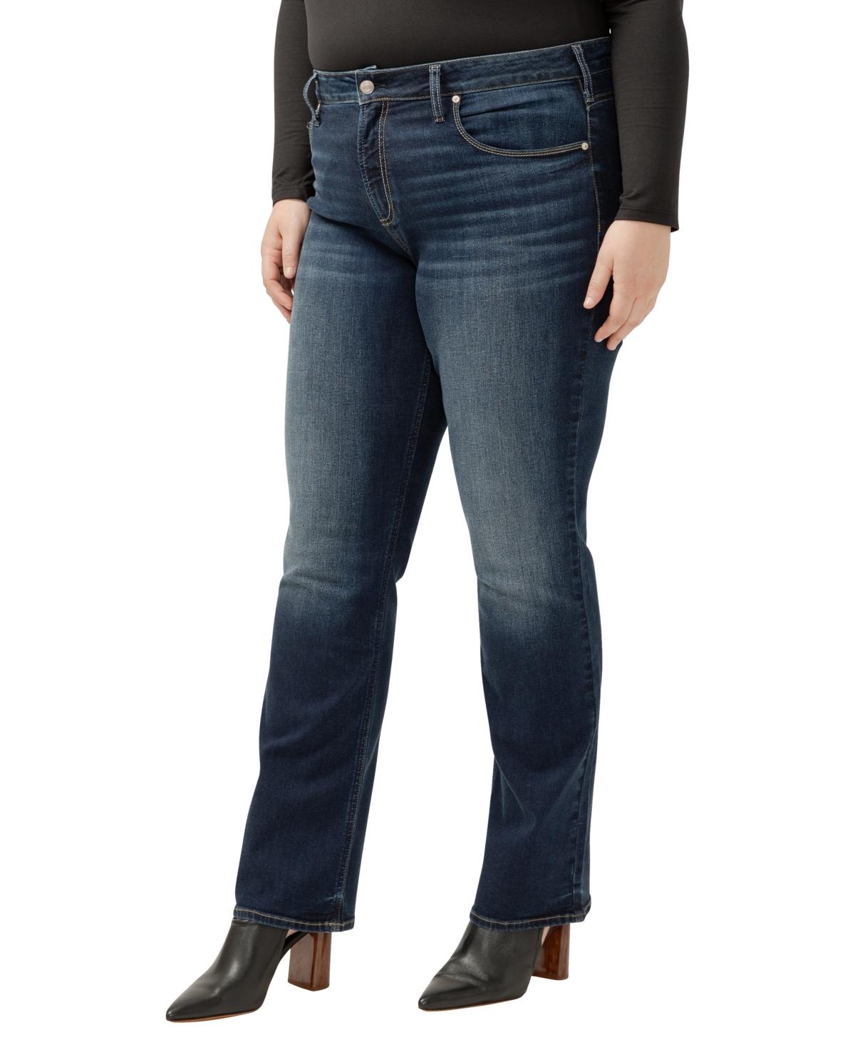 Plus Size Avery High-Rise Curvy-Fit Slim Bootcut Jeans