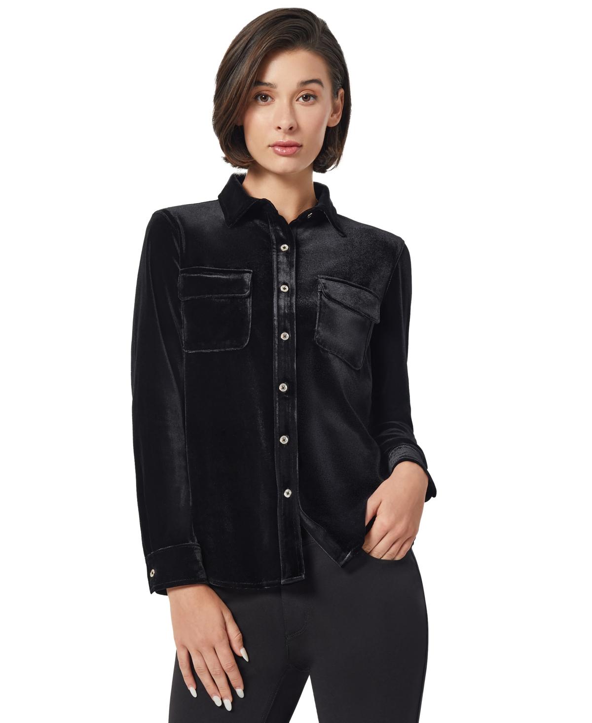 Women's Stretch Velour Utility Shirt