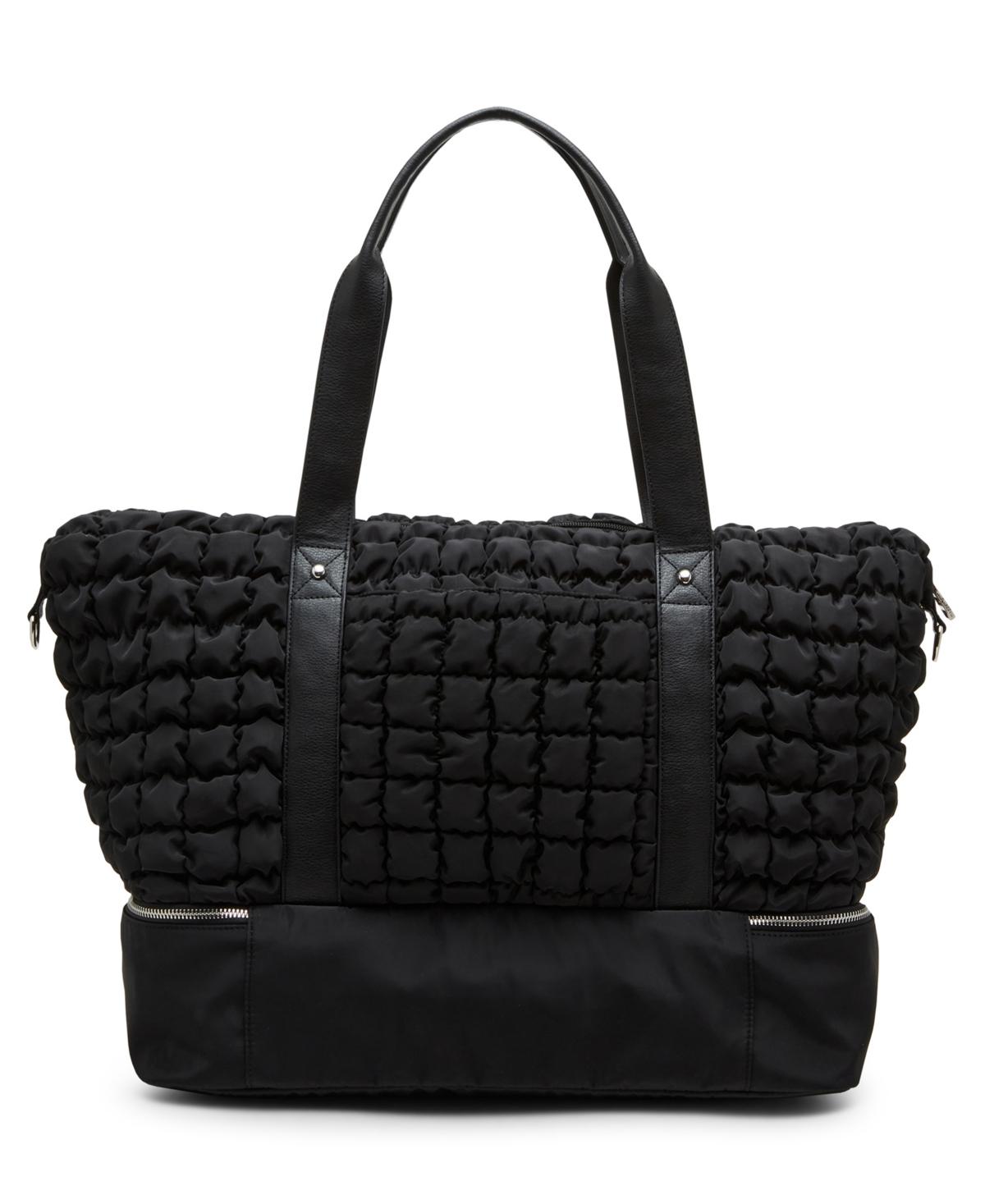 Katy Quilted Nylon Weekender Bag