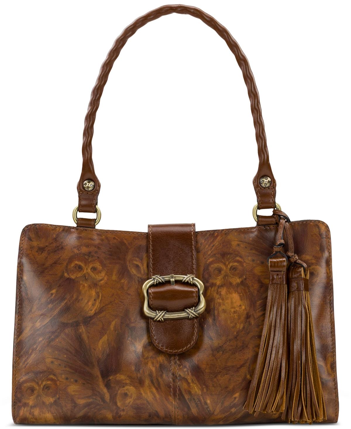 Violina Medium Leather Satchel