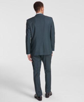 B by Men's Classic-Fit Wool Blend Suit