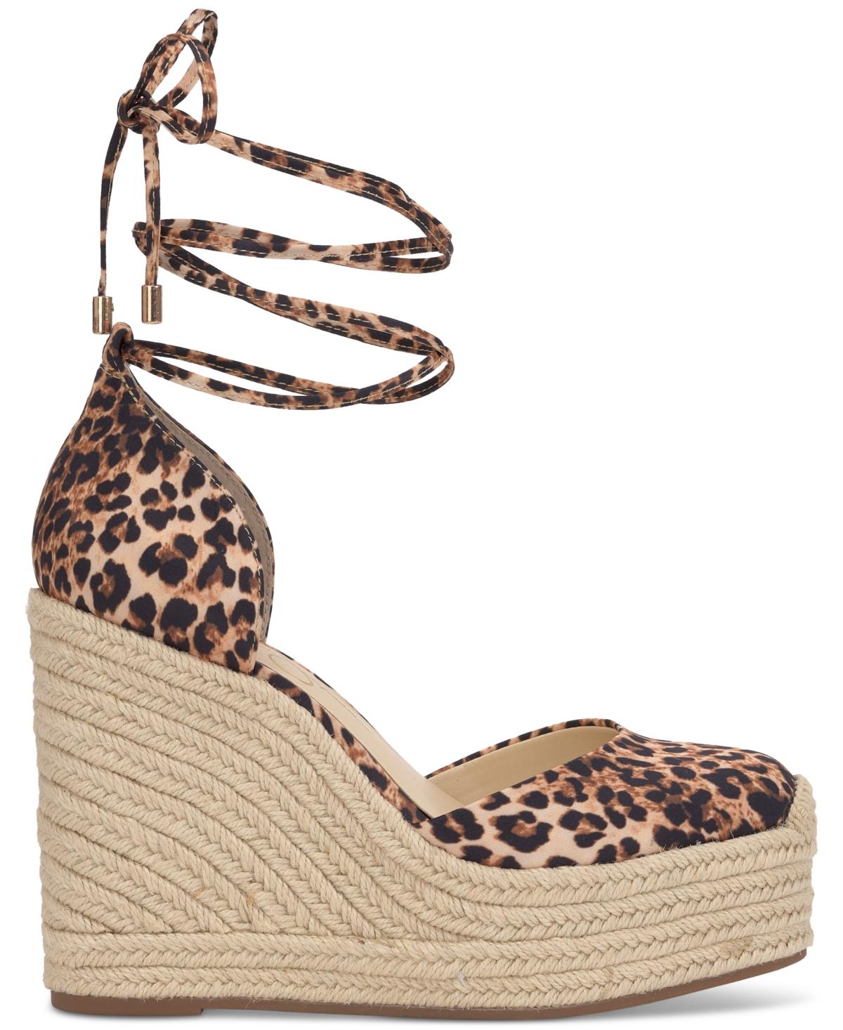 Weyla Platform Lace-Up Espadrille Wedges