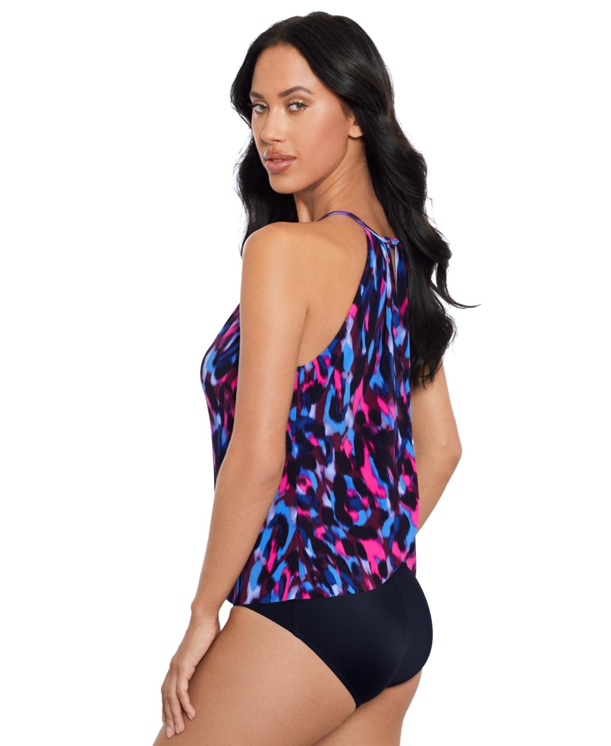 Women's Cherry Bomb Aubrey Printed Draped One-Piece Swimsuit