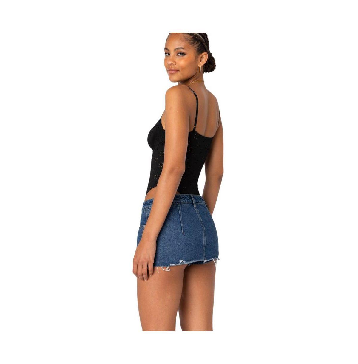 Women's Raven Cupped Eyelet Bodysuit