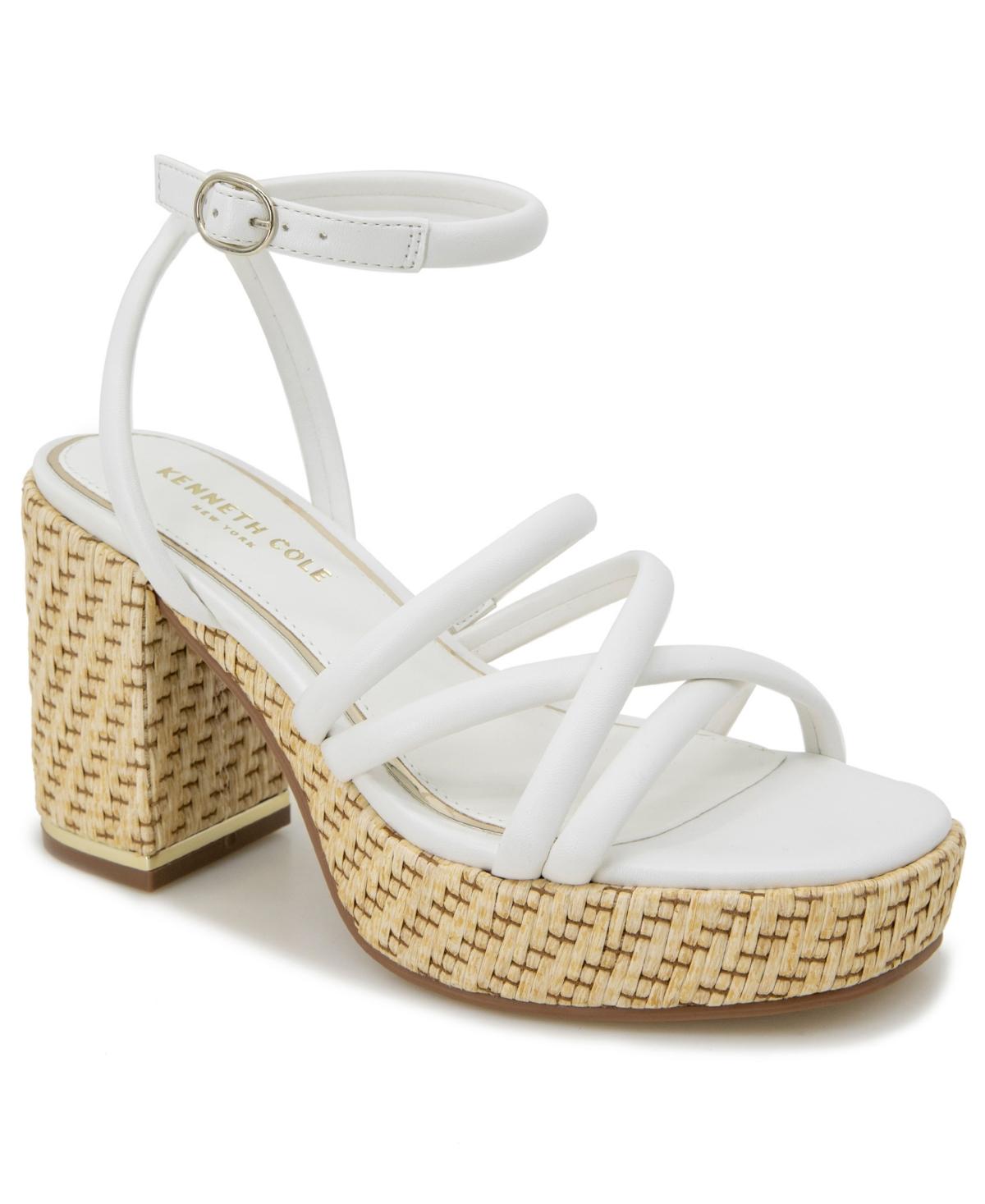 Women's Daphne Platform Strappy Raffia Sandals