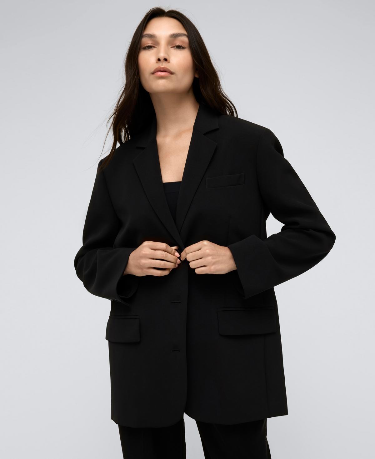 Women's Vision Twill Three-Button Boyfriend Jacket