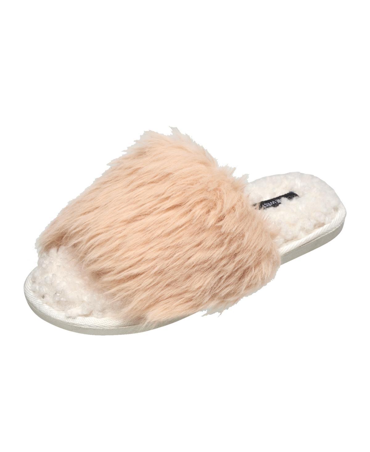 Women's Fuzzy Slide