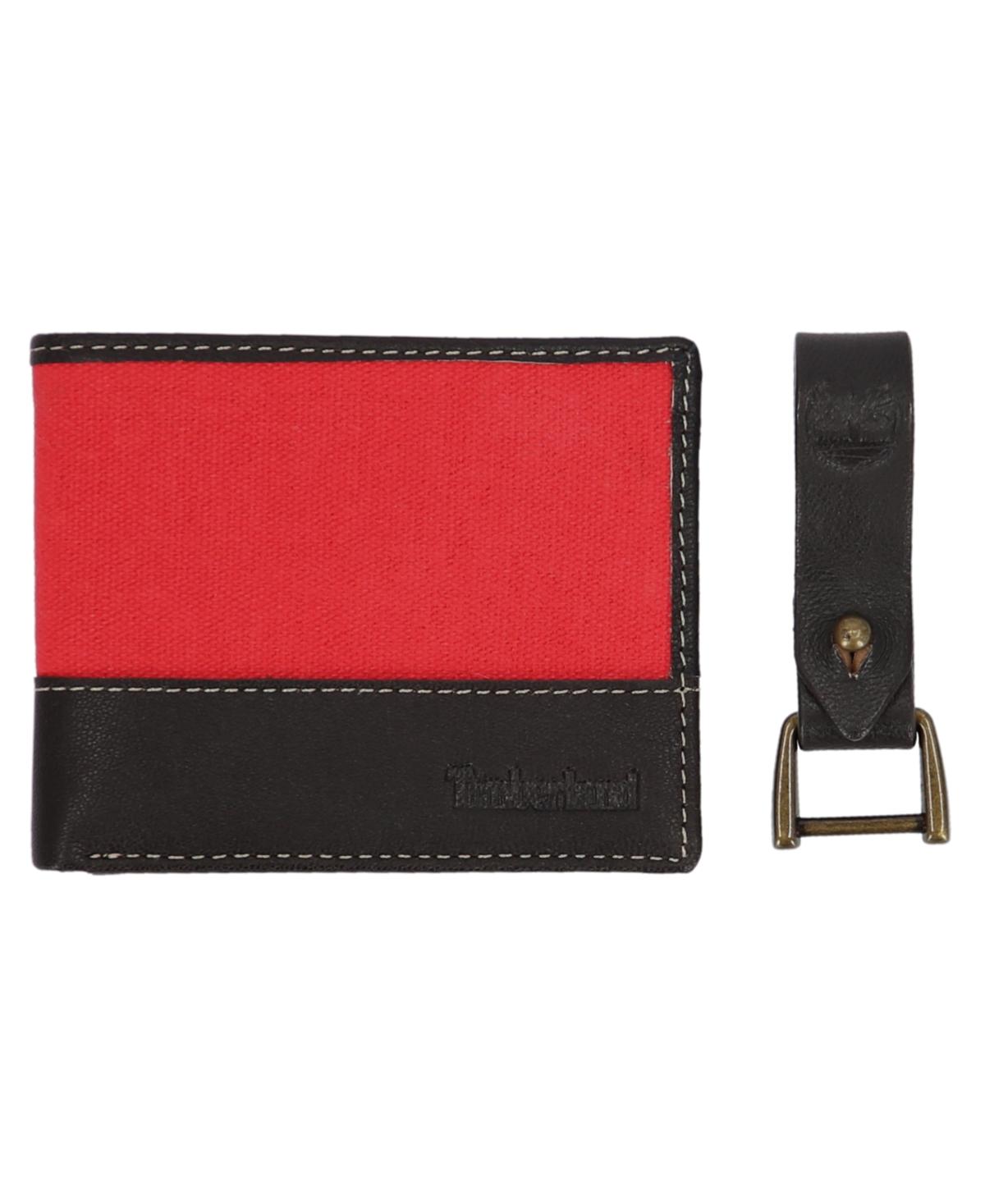 Men's Canvas Leather Wallet with Bottle Opener