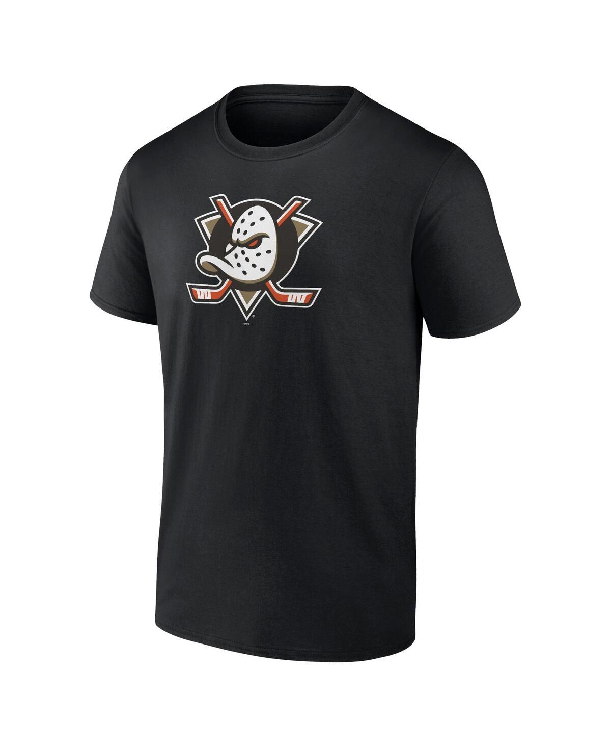 Men's Black Anaheim Ducks Primary Logo T-Shirt