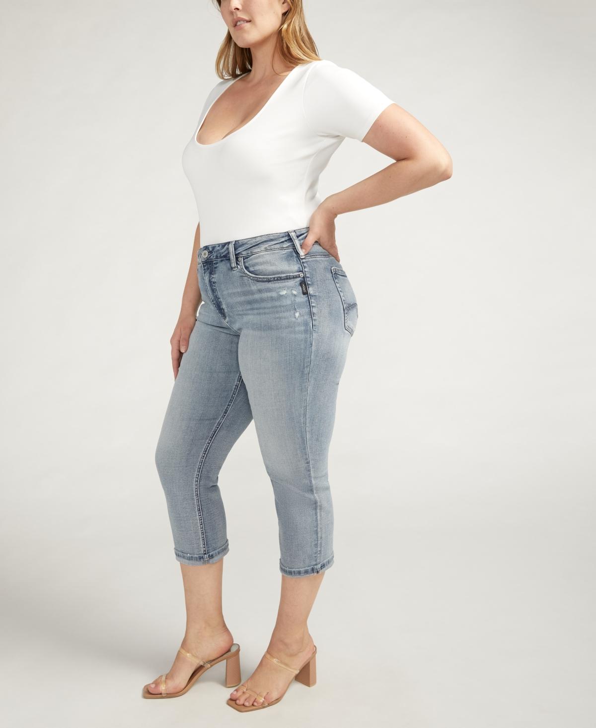 Plus Size Suki Mid Rise Curvy Fit Capri