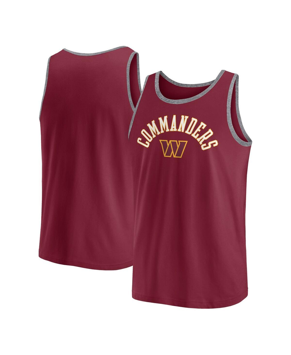 Men's Burgundy Washington Commanders Bet Tank Top