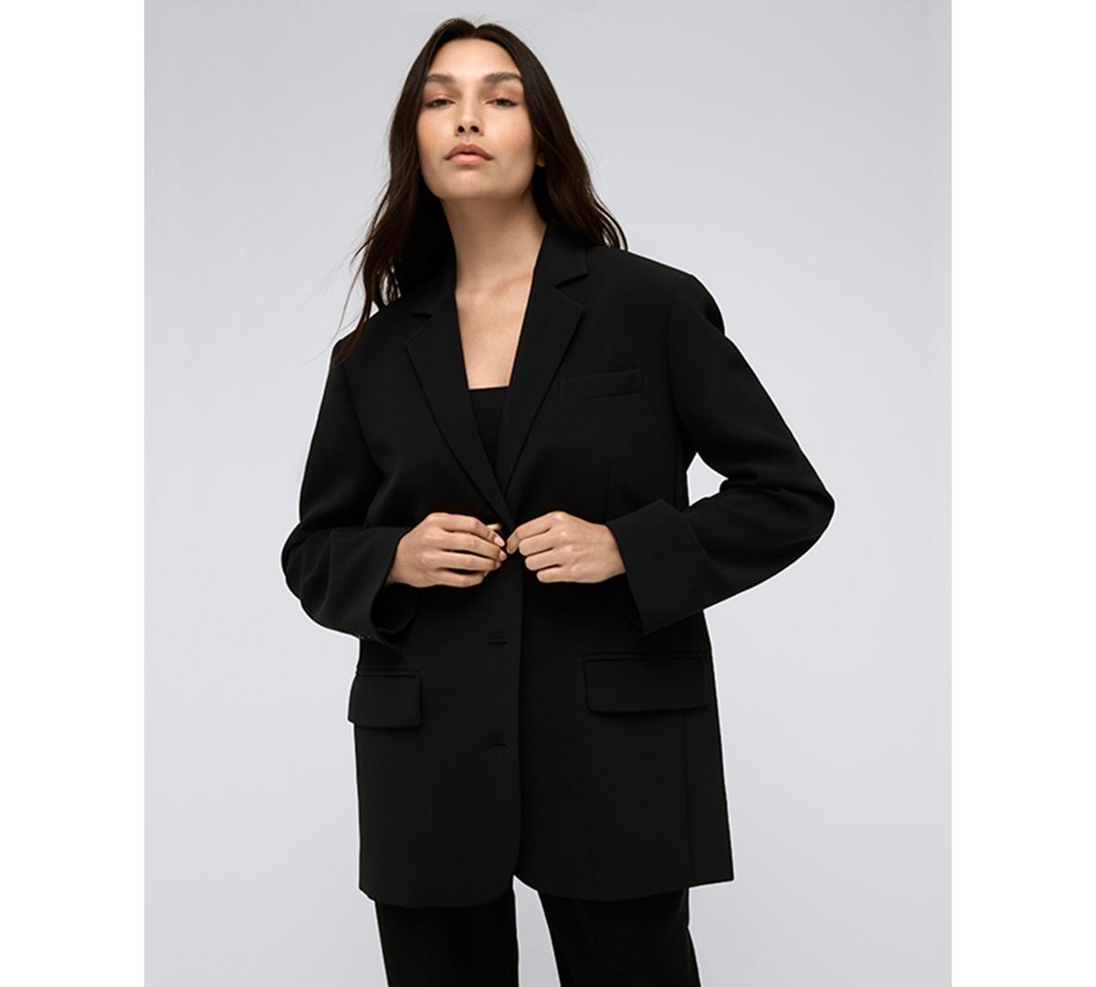 Women's Vision Twill Three-Button Boyfriend Jacket