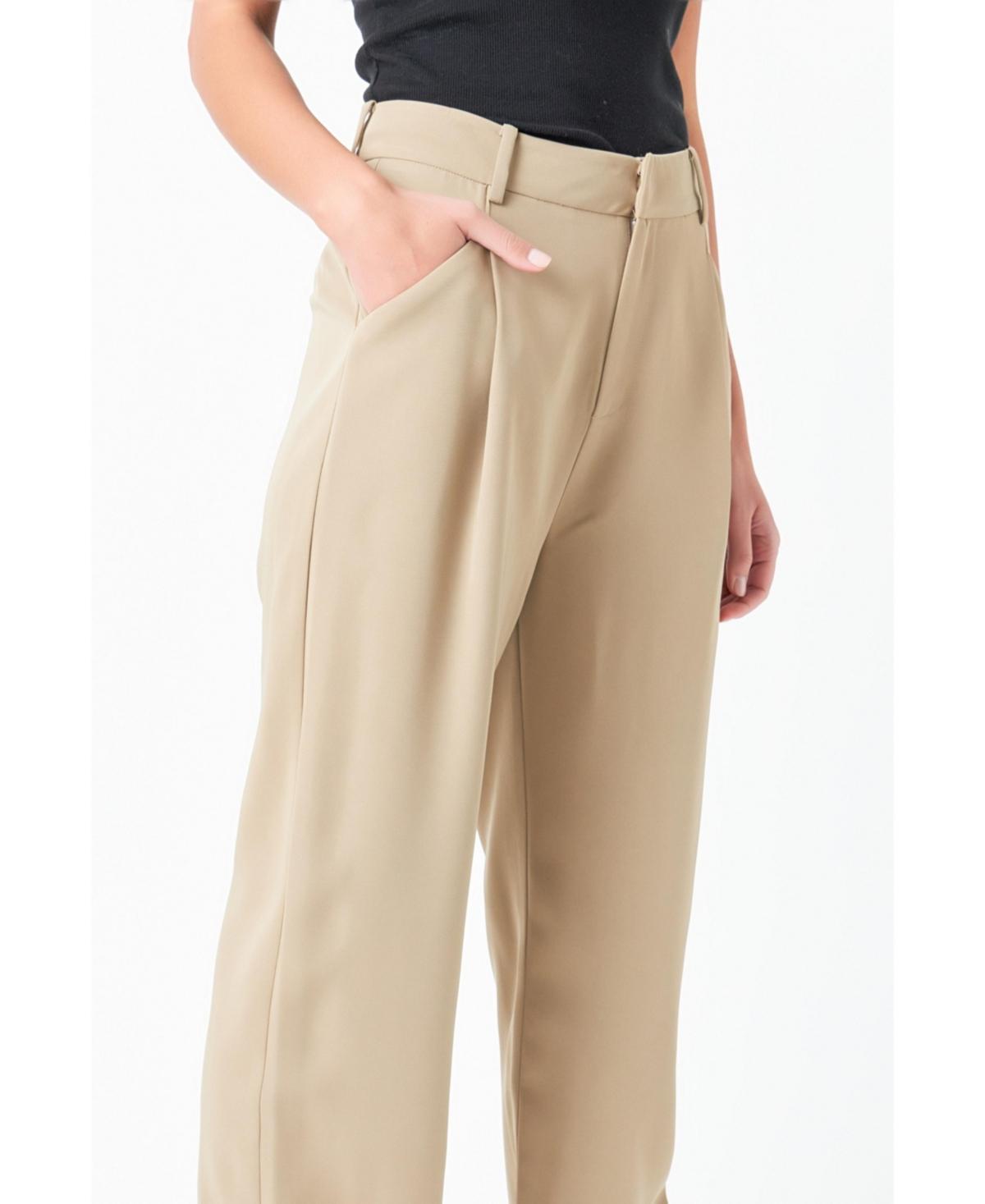 Women's Wide Leg High Waisted Trouser