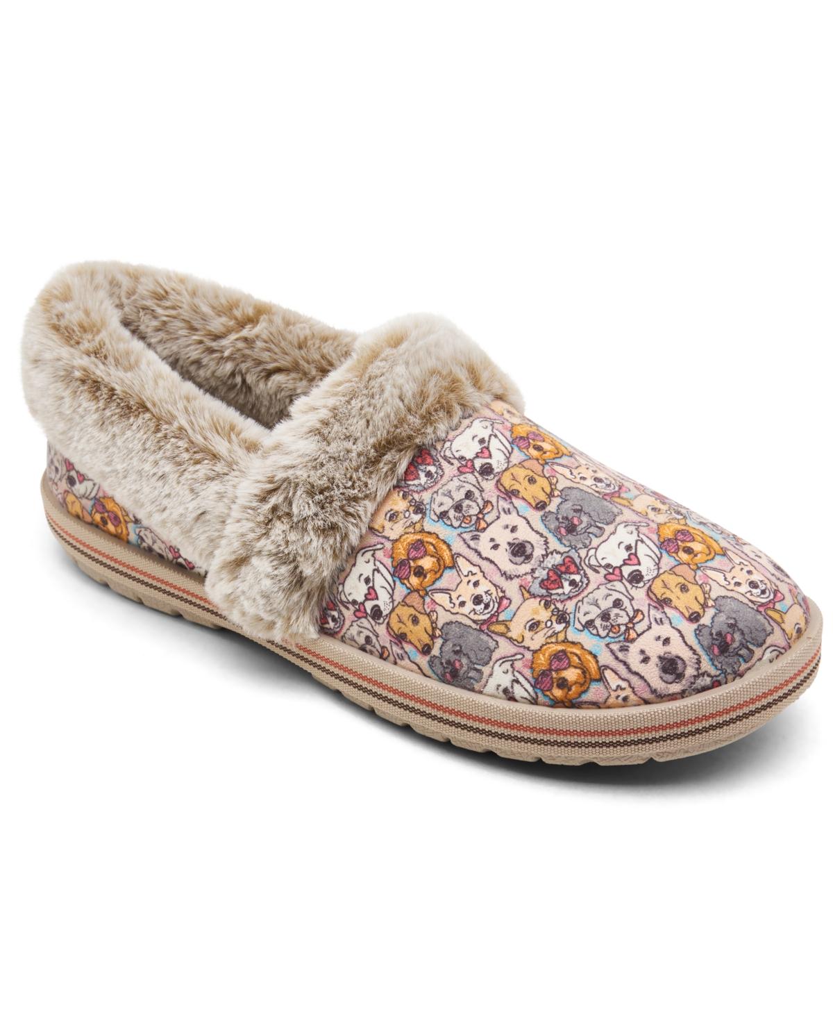 BOBS Women's Too Cozy - Family Pups Faux Fur Memory Foam Casual Slippers from Finish Line