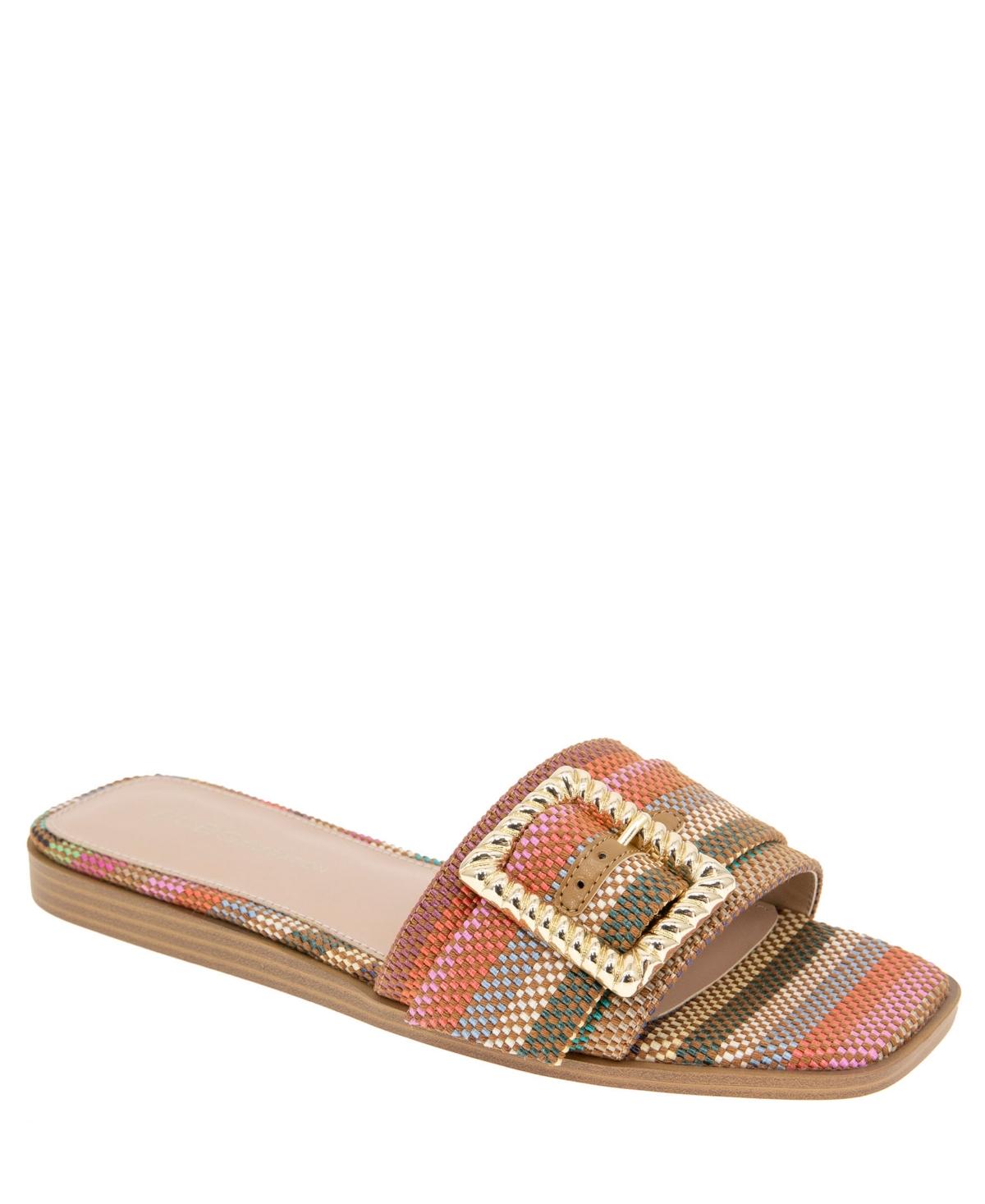 Women's Mollie Buckled Slide Flat Sandals