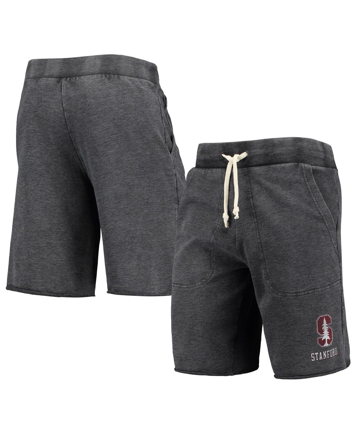 Men's Heathered Black Stanford Cardinal Victory Lounge Shorts