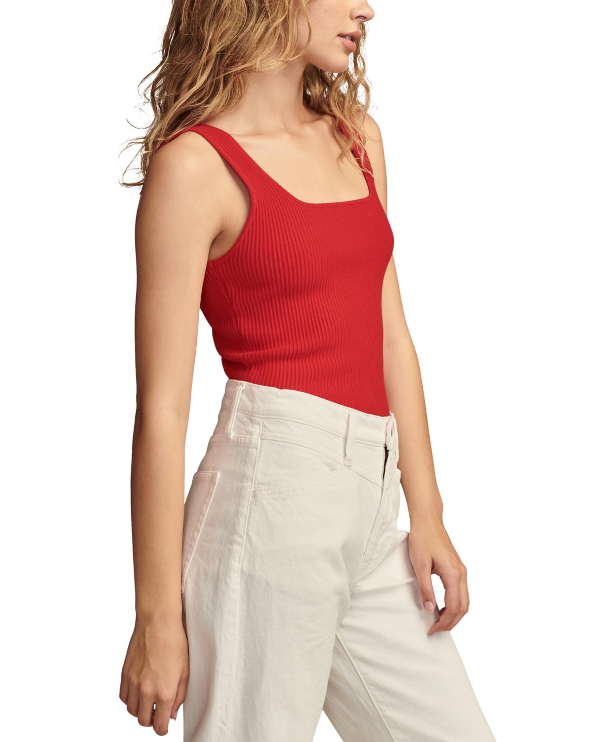 Women's Rib-Knit Cropped Tank