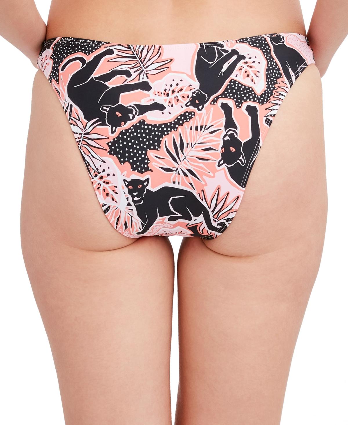 On Your Tracks Printed Scoop Bikini Bottoms