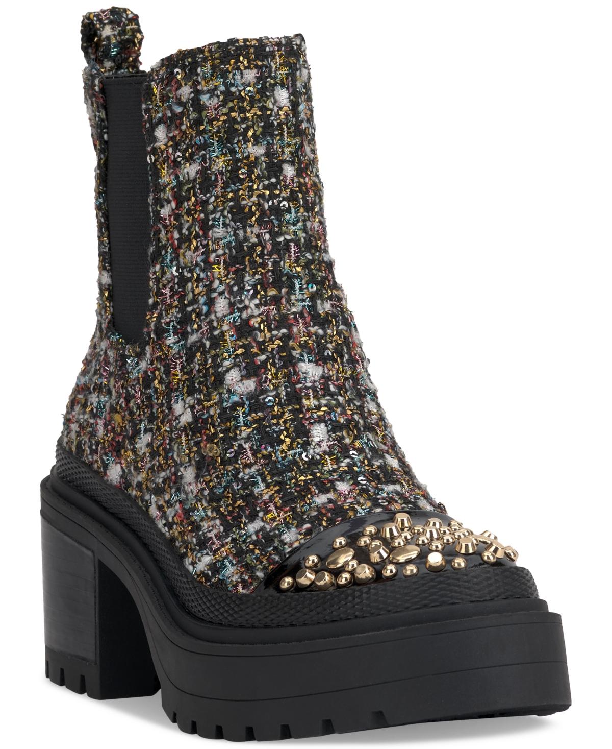 Women's Jymmie Embellished Chelsea Lug Sole Booties