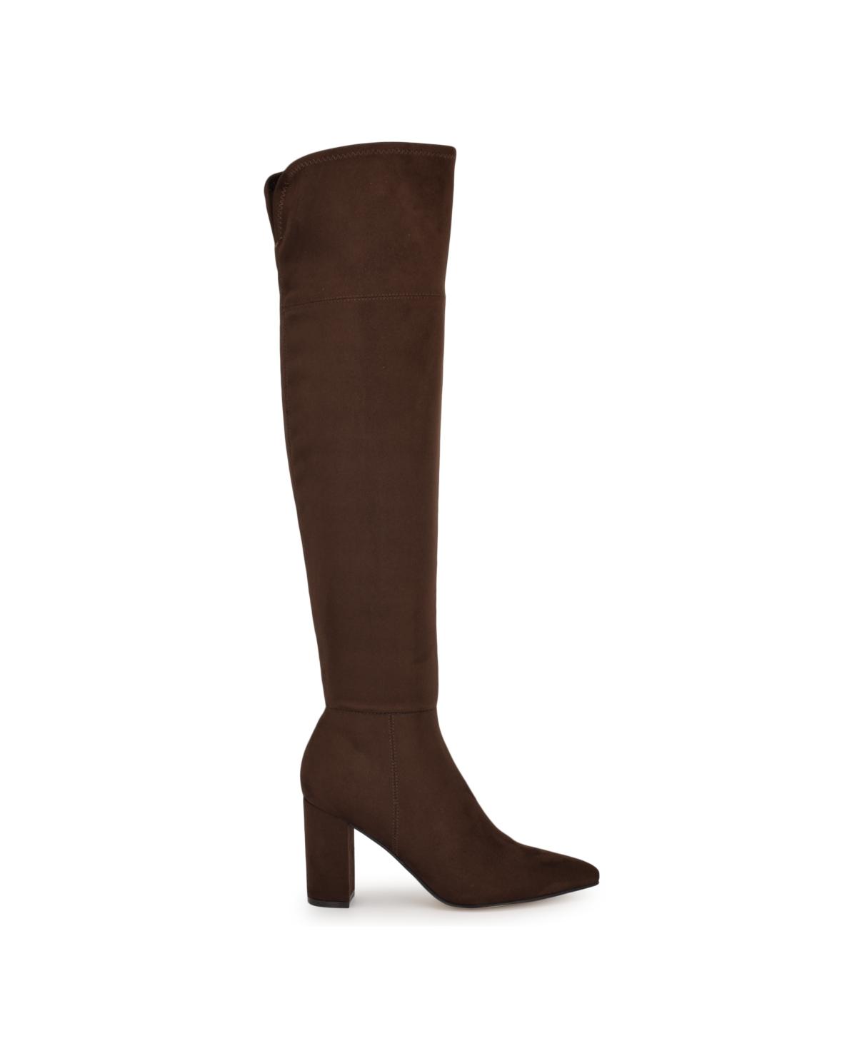 Women's Miykah Pointy Toe Over the Knee Boots