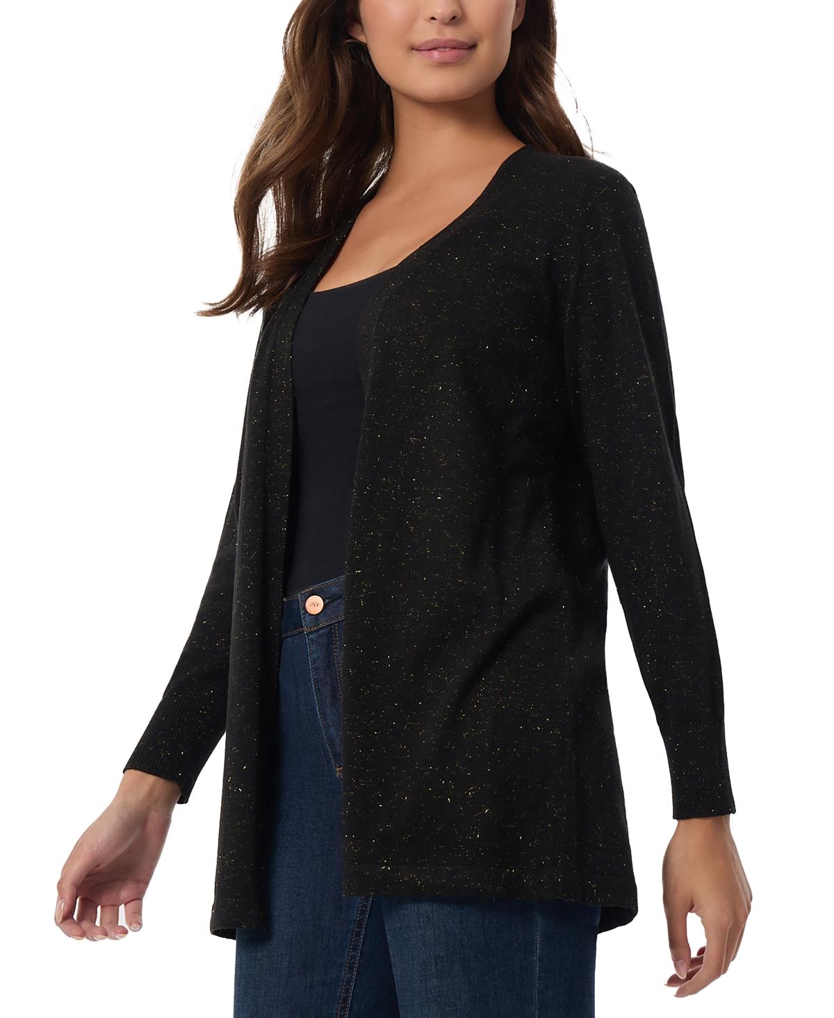 Glitter Kissing-Front Open Cardigan