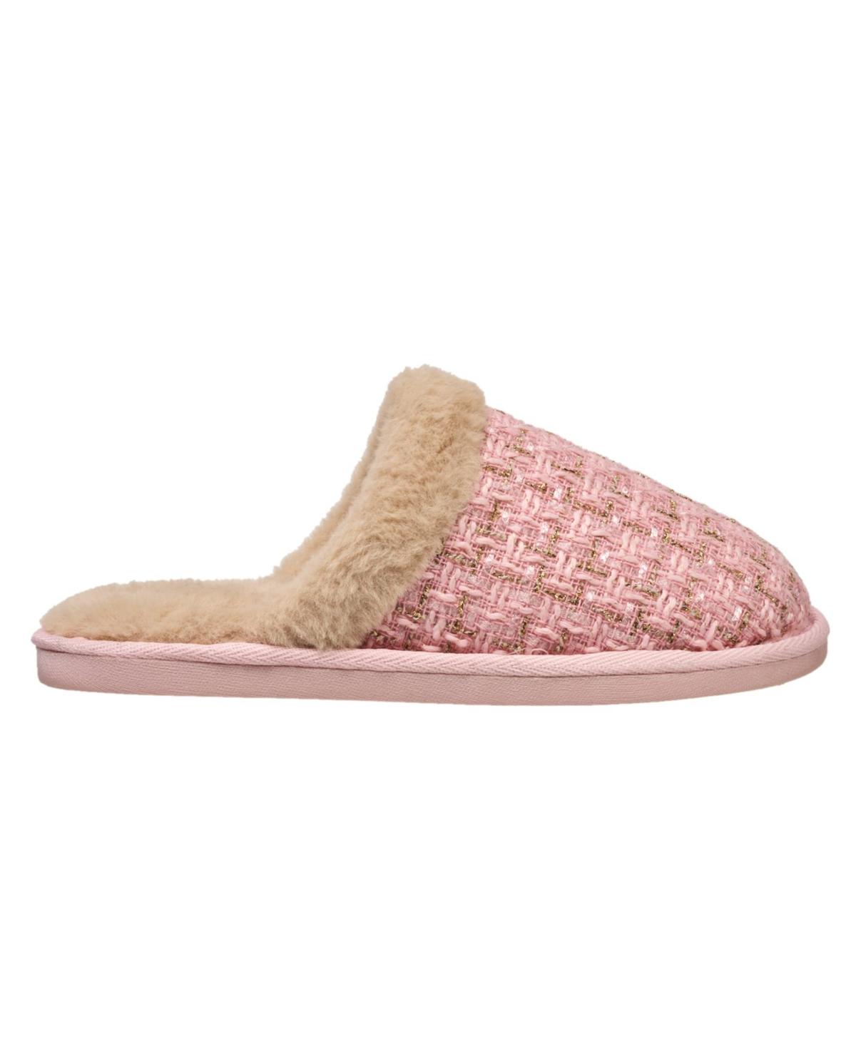 Women's Plaid Knit Slide