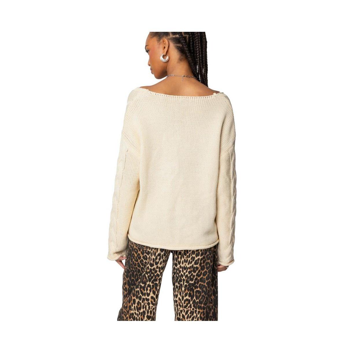 Women's Inga Oversized Cable Knit Sweater