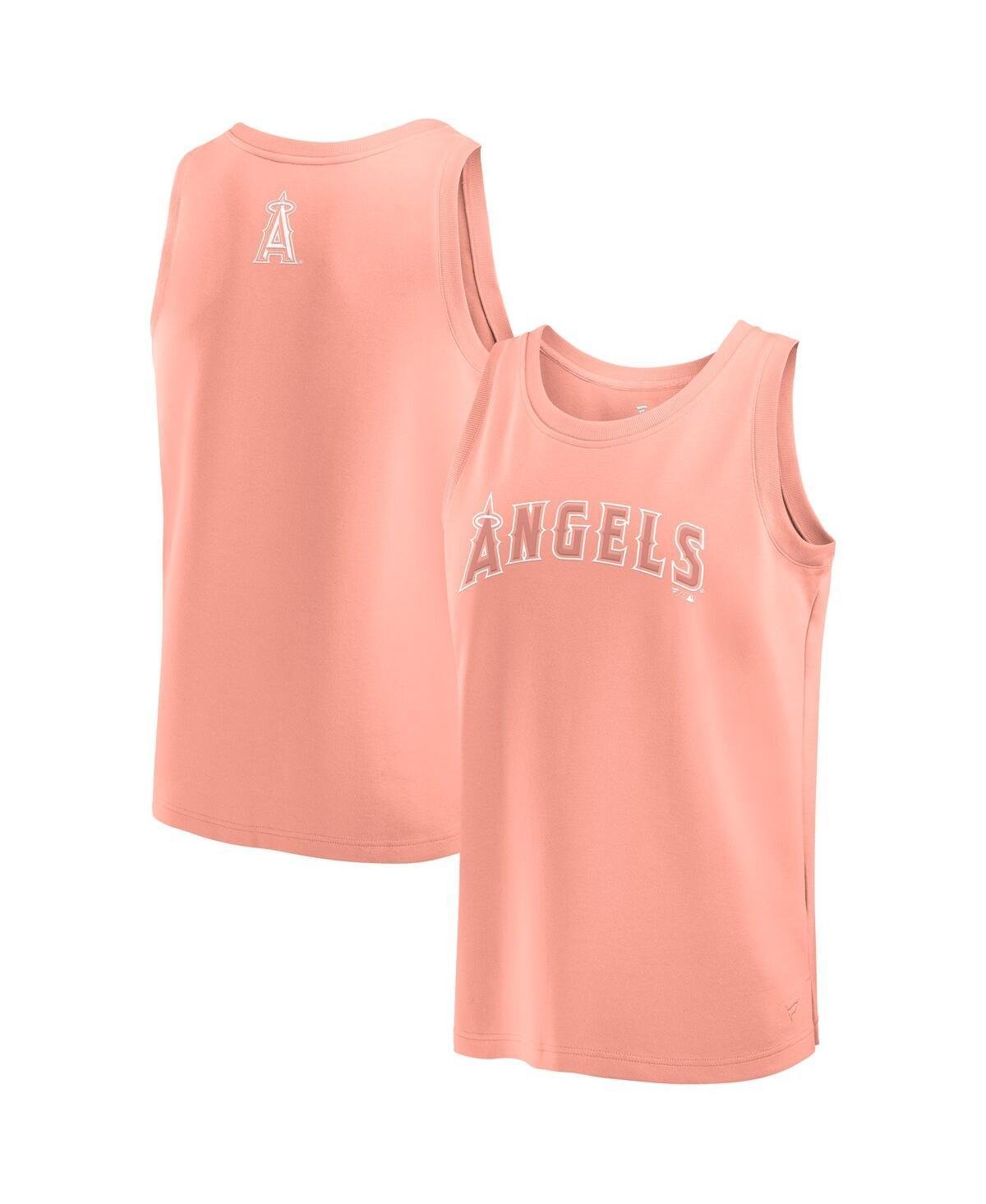 Men's Coral Los Angeles Angels Elements Tank Top