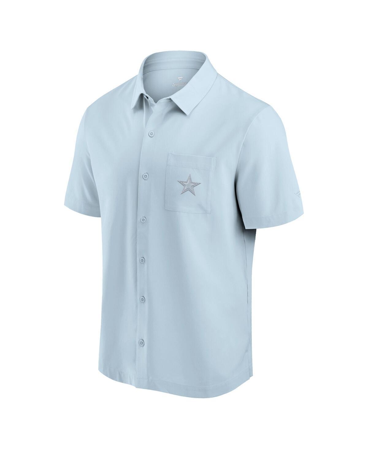 Men's Light Blue Dallas Cowboys Front Office Button-Up Shirt