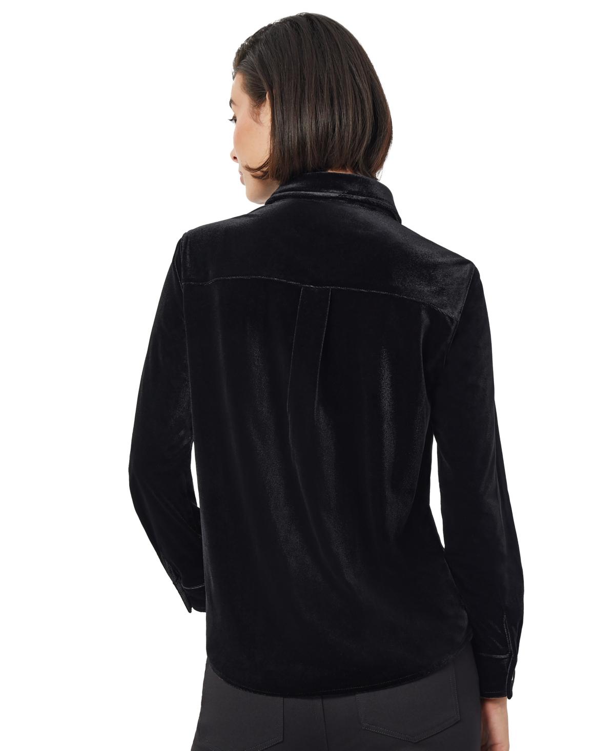 Women's Stretch Velour Utility Shirt